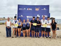 El equipo de remo del RCNT conquista quince medallas en el autonómico de Beach Sprint den Aguas de Torrevieja