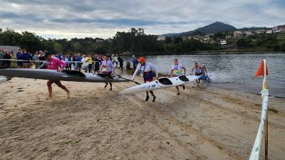 El piragüismo gallego brilla en el nacional de maratón celebrado en Ponte Sampaio