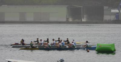 Celebrada en la RÍa del Eola sexta regata de la liga nacional Iberdrola de remo de mar