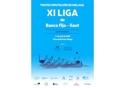 El Trofeo Diputación de Málaga de remo, quinta regata de la Liga Andaluza de banco fijo en llaut