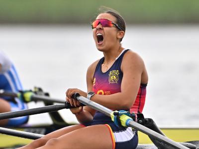 Subtítulo mundial júnior para el remo andaluz en Lituania con Esther Fuerte (C.R. Linense)