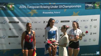 Tres puestos de honor para el remo andaluz en el Campeonato de Europa sub19