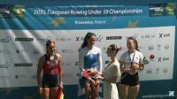 Tres puestos de honor para el remo andaluz en el Campeonato de Europa sub19