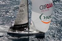 El GP42 Madrid-Caser Seguros de los armadores José María Van der Ploeg y Javier Goizueta, con Paolo Cian al timón, acaricia el cielo de Cerdeña