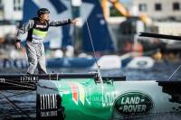 El equipo británico es el primer líder en la regata de Extreme Sailing Series™ en Cardiff