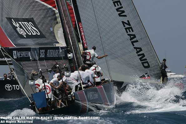 Comienzo de la regata y nervios suizos