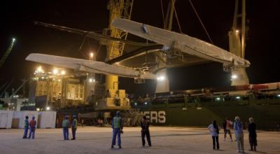 Alinghi llega a Ras el Jaima, sede de la 33ª America's Cup