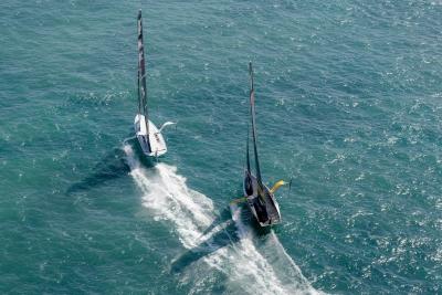 Cinco equipos en lucha en el séptimo día de la LOUIS VUITTON CUP