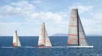 El catamarán de Alinghi al descubierto