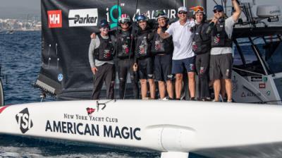 El NYYC American Magic gana la regata preliminar en VIlanova i La Geltrú