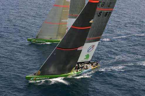 Imágenes del entrenamiento del Iberdrola. Junio 2005