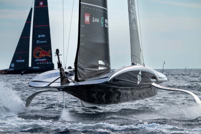 Victoria vital para los suizos en el sexto día de la LOUIS VUITTON CUP