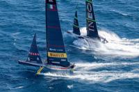 Viento fuerte en Barcelona. Empate 2-2 en la final de la LOUIS VUITTON CUP 