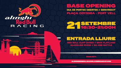 Alinghi Red Bull Racing abrirá al público su base en Barcelona el 21 de septiembre