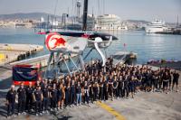 Botadura del segundo AC40 de Alinghi Red Bull Racing