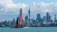 El puerto de Auckland despeja el camino para que el espectáculo de la Copa América regrese a los campos de regatas del centro de la ciudad.