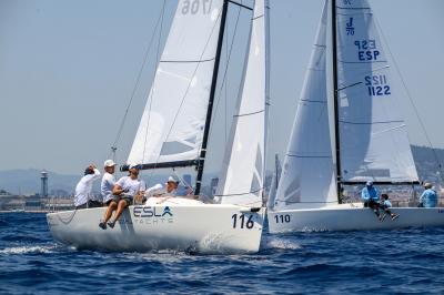 Hang Ten se sitúa al frente del Campeonato de Europa de J/70 gracias a su extraordinaria regularidad
