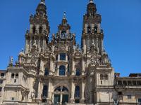 El mar también llega al Obradoiro: los peregrinos de El Camino a Vela culminan en Santiago la XI Travesía