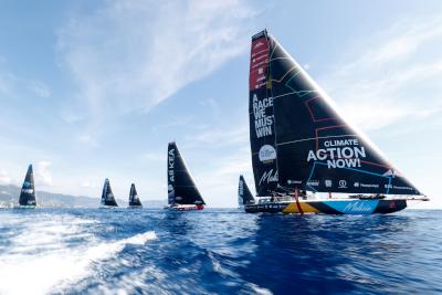 Acción intensa en un arranque tranquilo desde Génova en la última etapa de The Ocean Race Europe