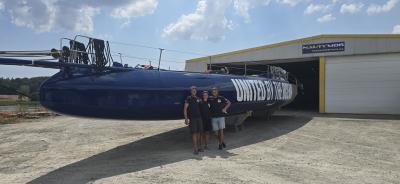 Paul Meilhat and Mariana Lobato launch boat for new ‘United by the Ocean’ campaign