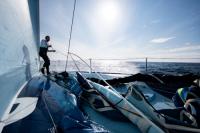 Se avecina un final de etapa complicado. Viento de proa con un solo dígito comprime a la flota