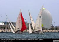Inmejorables condiciones en la primera jornada deI Campeonato de España Match Race Femenino en Valencia