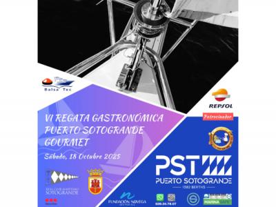 La VI Regata Gastronómica Puerto Sotogrande Gourmet volverá a unir vela y gastronomía en una jornada única