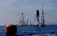 Guillermo Cañardo y Marc Miró, del Club Nàutic Cambrils, han tomado parte en la regata Mini Barcelona 2014, para solitarios
