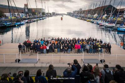 Transat Café L'or: 74 barcos amarrados en Le Havre la fiesta preparada y a punto para comenzar 
