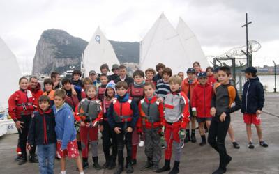 2ª prueba de la Liga Náutica Infantil de la Bahía, organizada esta vez por el Real Club Náutico de La Línea