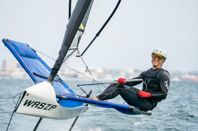 Antonio Gasperini impone su regularidad para conquistar el Campeonato de España de WASZP