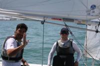 Copa de Andalucía de Snipe. Juan Castañeda y Pablo Alcina levantan la copa autonómica en la bahía de Cádiz