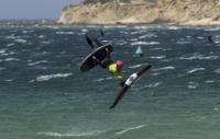 Copa del Mundo de wingfoil. Subtítulo en la prueba de surf-freestyle de Tarifa para Nía Suardíaz rider del Club Náutico Sevilla