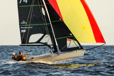 Diego Botín y Florian Trittel recuperan el liderato del Mundial de 49er