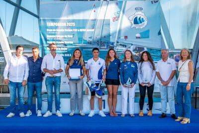 El gallego Bruno Iglesias, flamante campeón de la Copa de España de ILCA 6