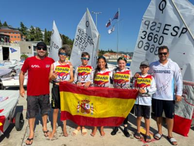 España revalida el título de campeona del mundo de Optimist por equipos