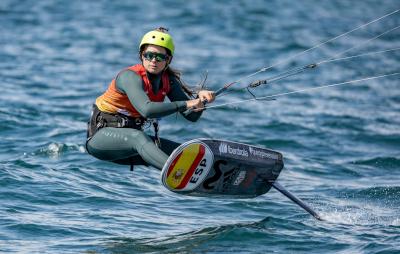 Gisela Pulido estrena el campo de regatas olímpico en la Long Beach Regatta