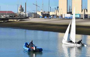 Jordi Xammar y Marta Cardona entrenan en el CETDV