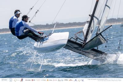 Se perfilan las plazas de podio tras cerrarse la segunda jornada de la Copa de Catamaranes en València