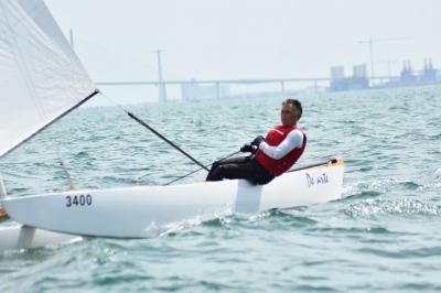 Vicente Climent se proclama campeón de Andalucía de Patín a Vela